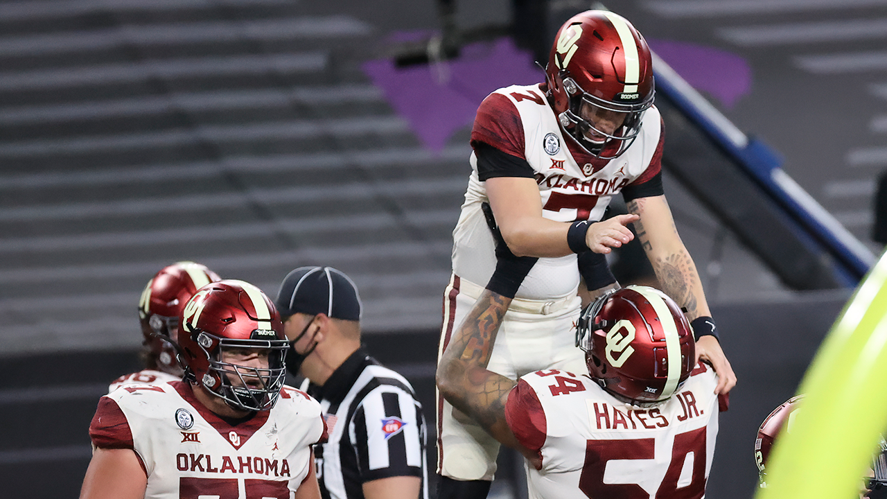 No. 10 Oklahoma secures sixth-straight Big 12 Championship with win over No. 6 Iowa State, 27-21