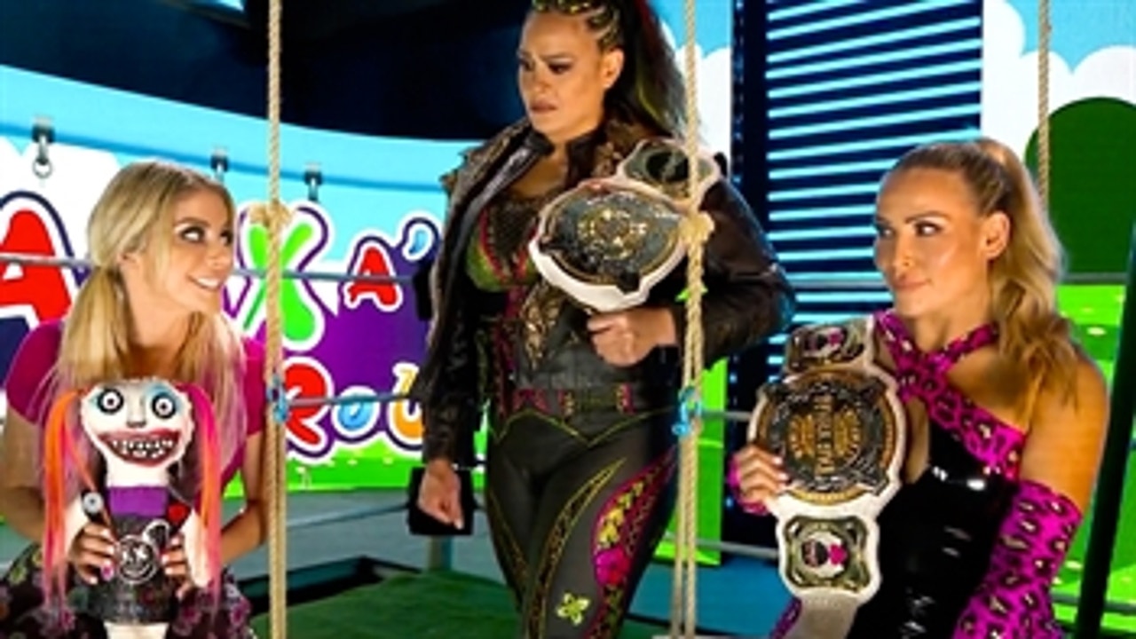 Alexa Bliss creeps out WWE Women’s Tag Team Champions Natalya & Tamina: Raw, May 17, 2021