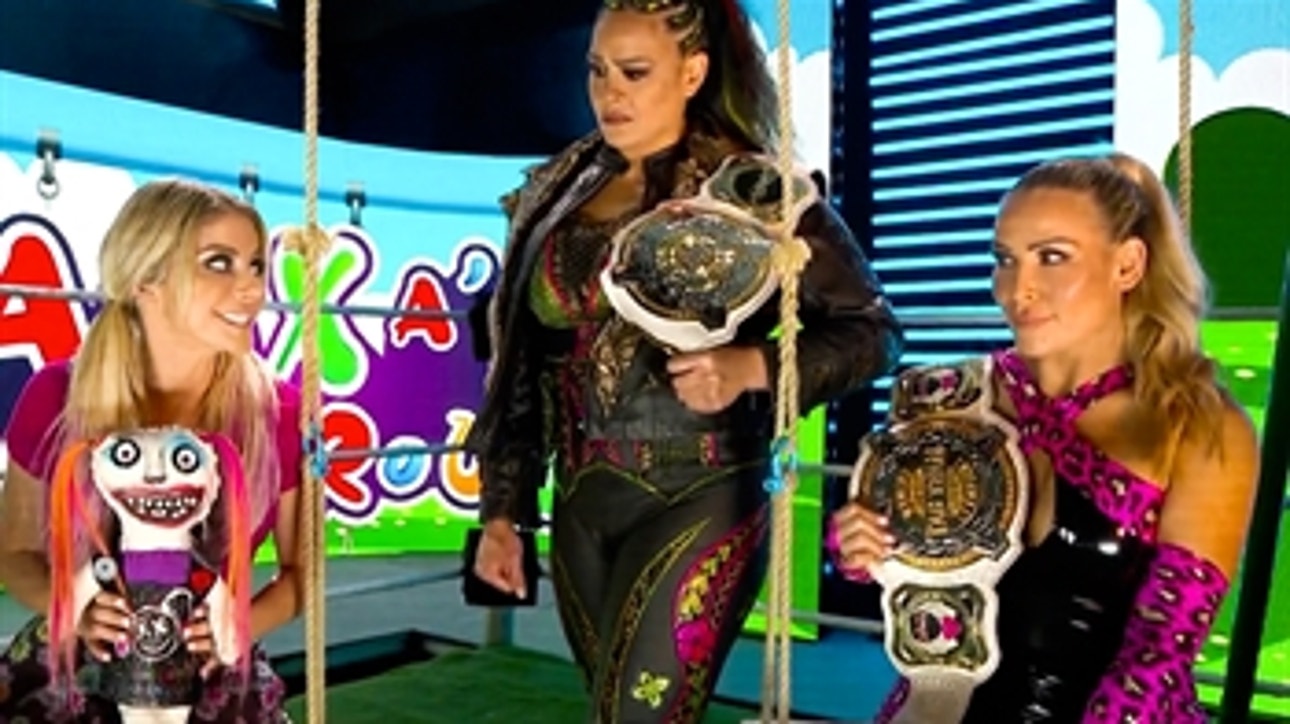 Alexa Bliss creeps out WWE Women’s Tag Team Champions Natalya & Tamina: Raw, May 17, 2021