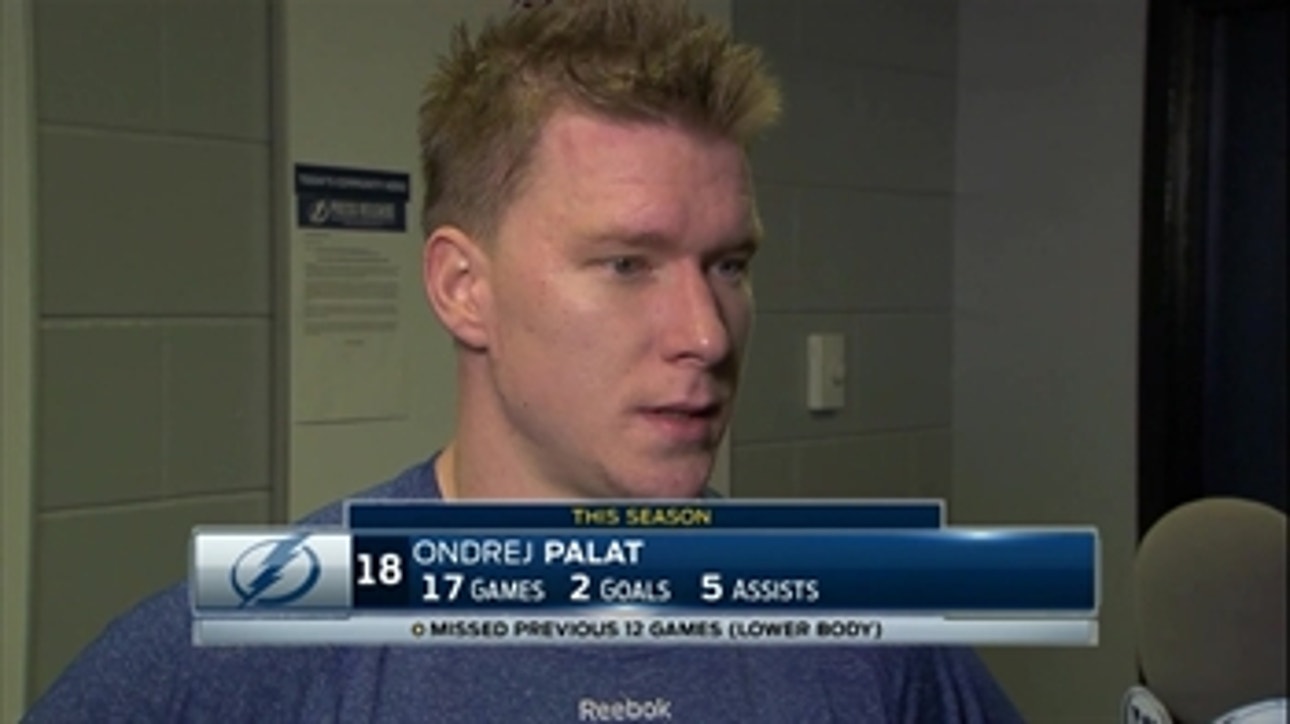 Lightning's 'Triplets' back at full strength with Ondrej Palat's return