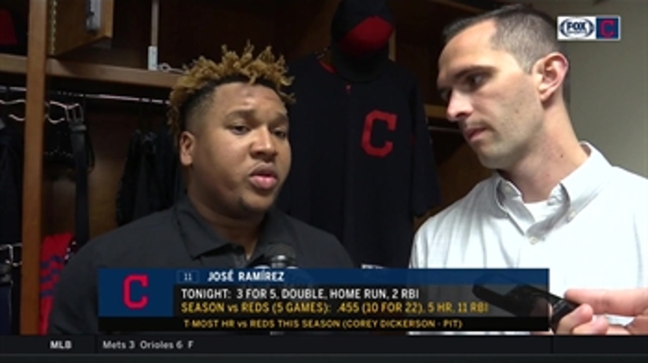 Jose Ramirez benefited greatly from his day off this week