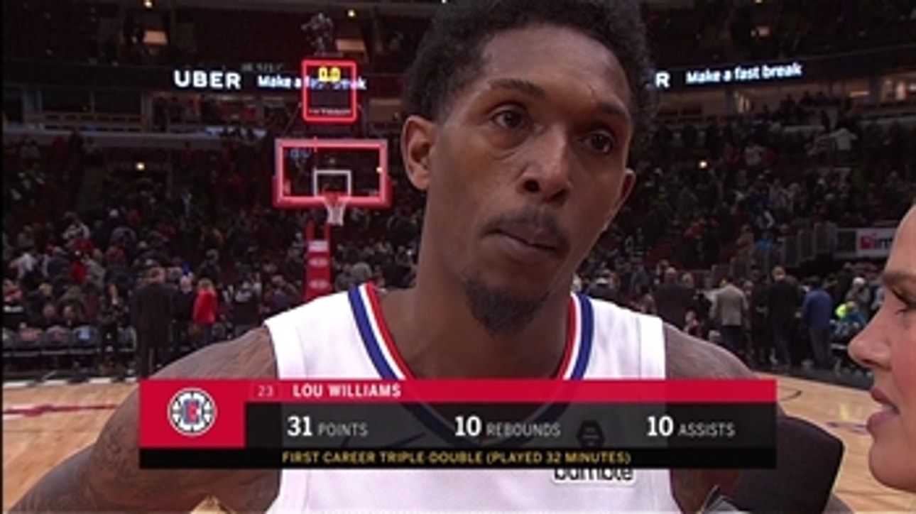 Lou Williams reflects on monster triple double off bench