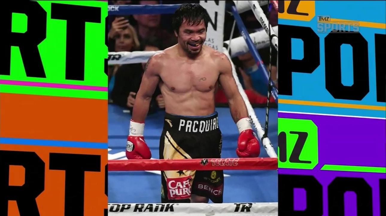 Manny Pacquiao says he'd fight Conor McGregor if Mayweather can't ' TMZ SPORTS
