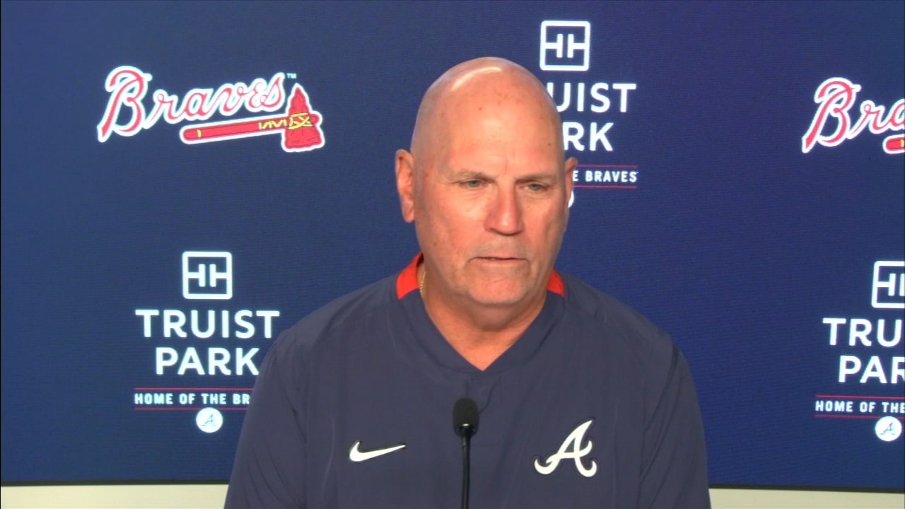 Braves manager Brian Snitker explains how rising pitching star Huascar Ynoa broke pitching hand out of frustration