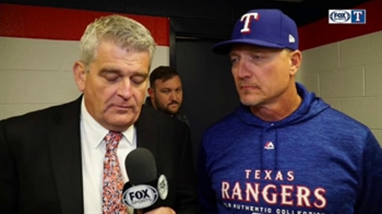 Banister: Chris Martin will be day-to-day ' Rangers Live