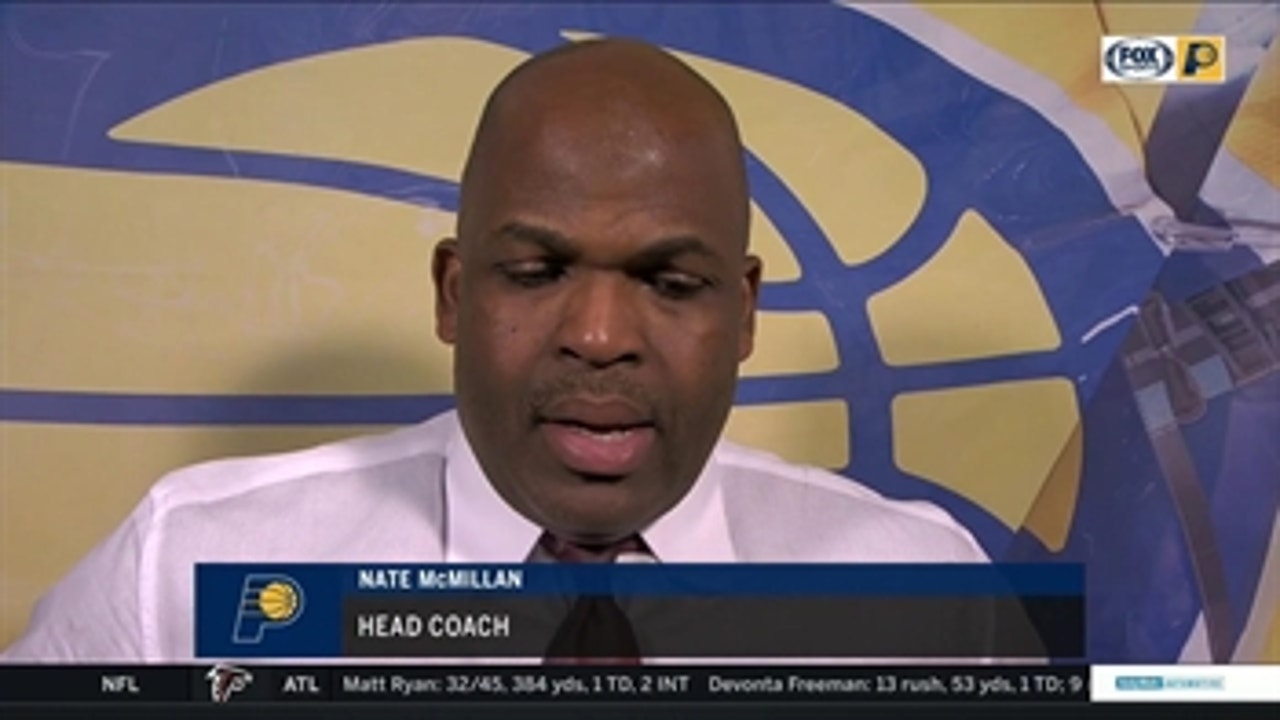 McMillan: 'We weren't able to sustain it' against Bucks