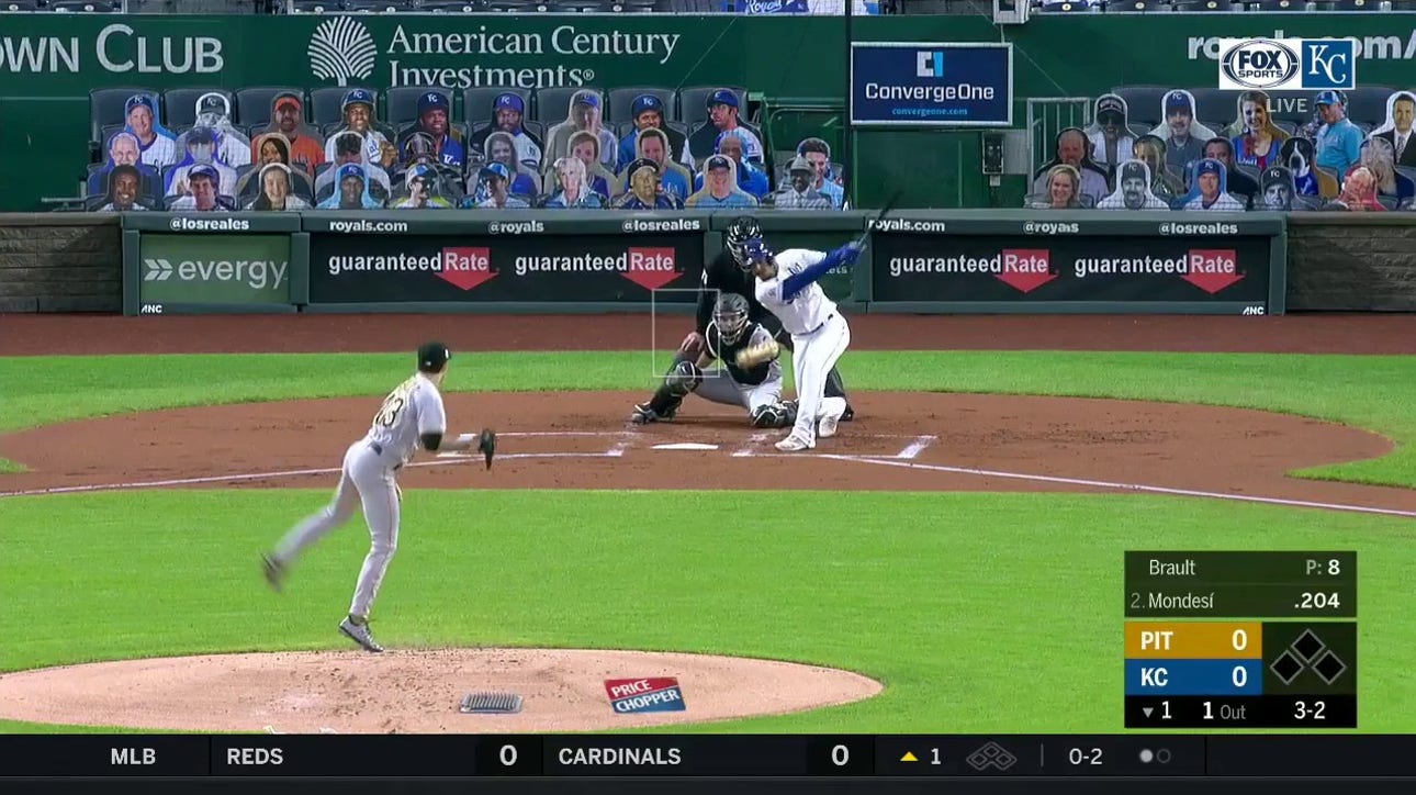 'I wasn't sure if that was a re-run!': Mondesi hits a solo homer