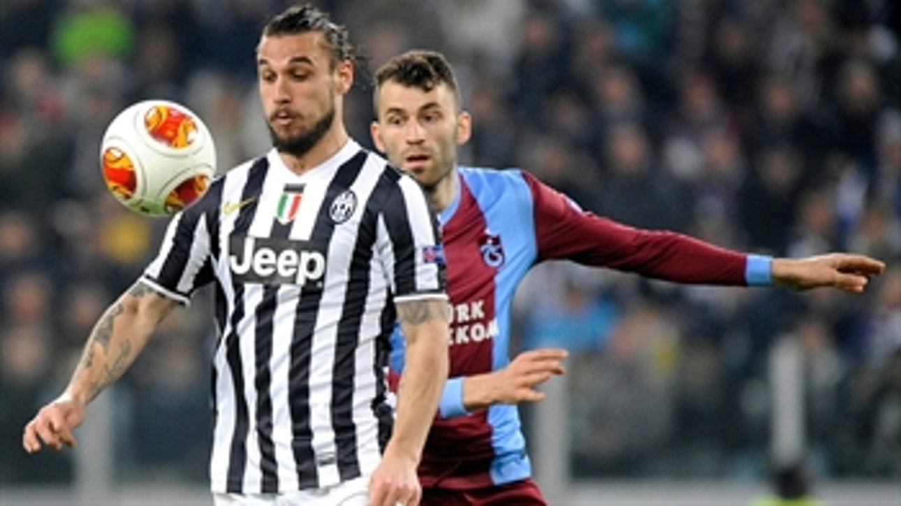 Juventus v Trabzonspor UEFA Europa League Highlights 02/20/14