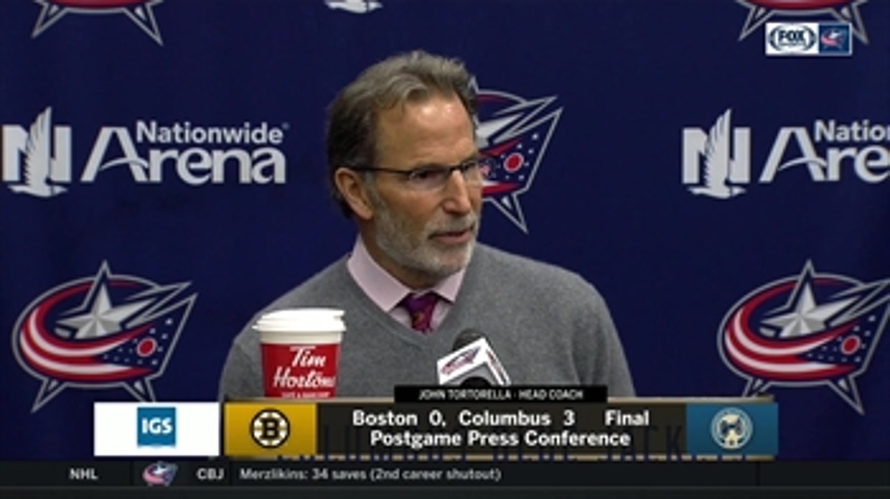 John Tortorella liked how Emil Bemstrom handled extra attention from Bruins