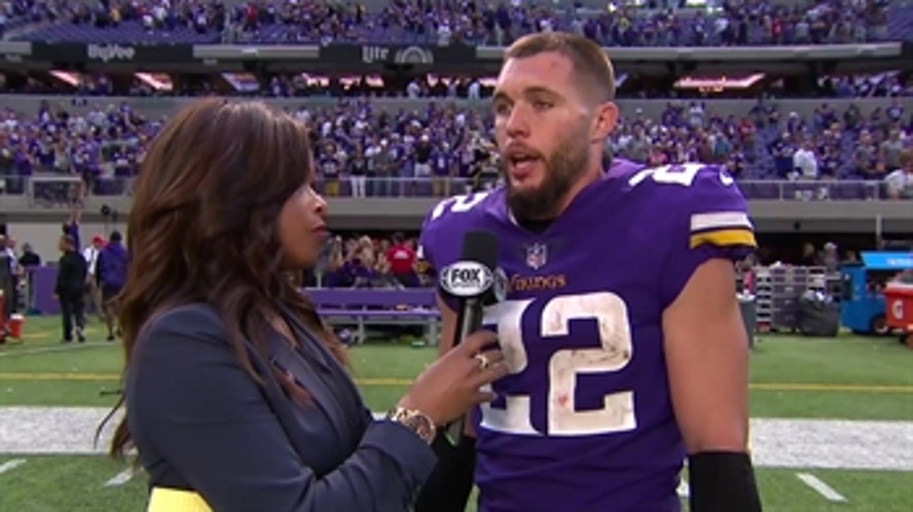 Harrison Smith 1-on-1 with Pam Oliver after Vikings win