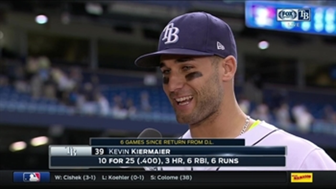 Rays' Kevin Kiermaier: 'We're going to start rolling from here'