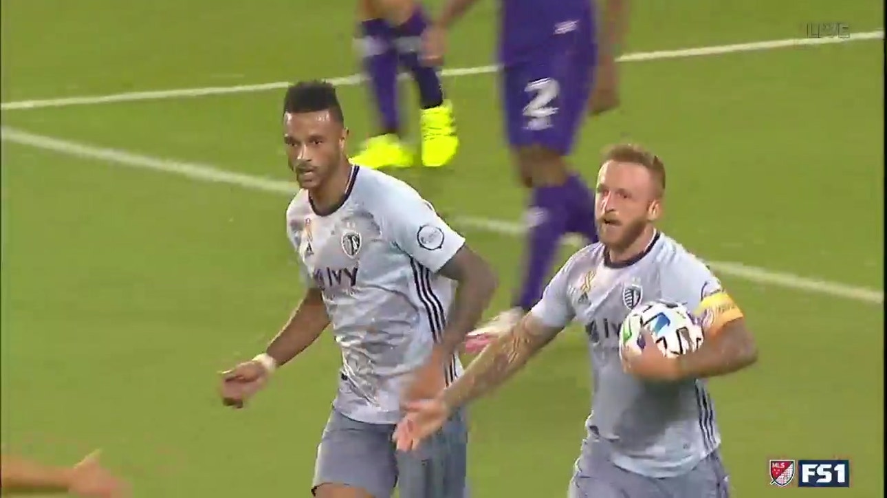 Johnny Russell puts Sporting KC back in the game early in the 2nd half
