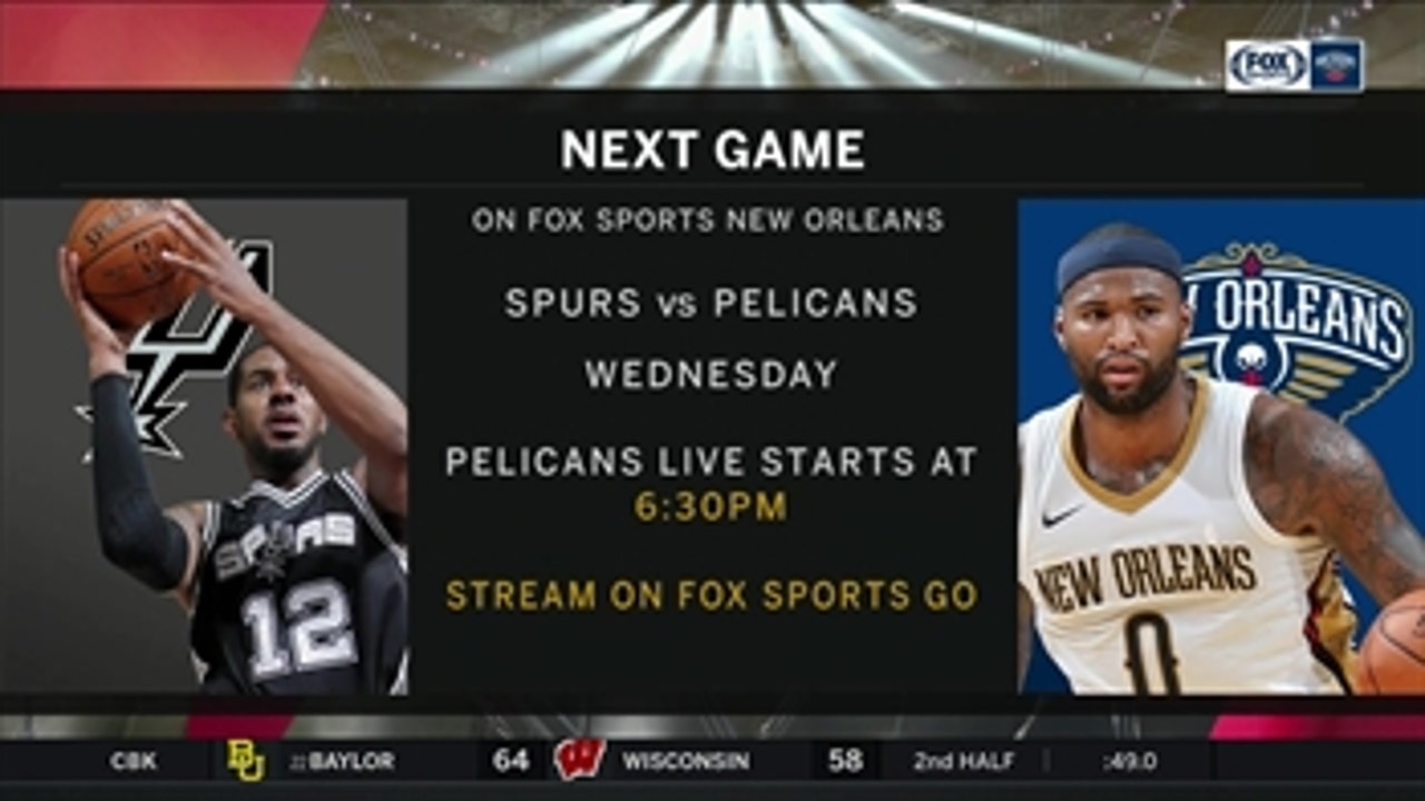 San Antonio Spurs vs. New Orleans Pelicans preview ' Pelicans Live