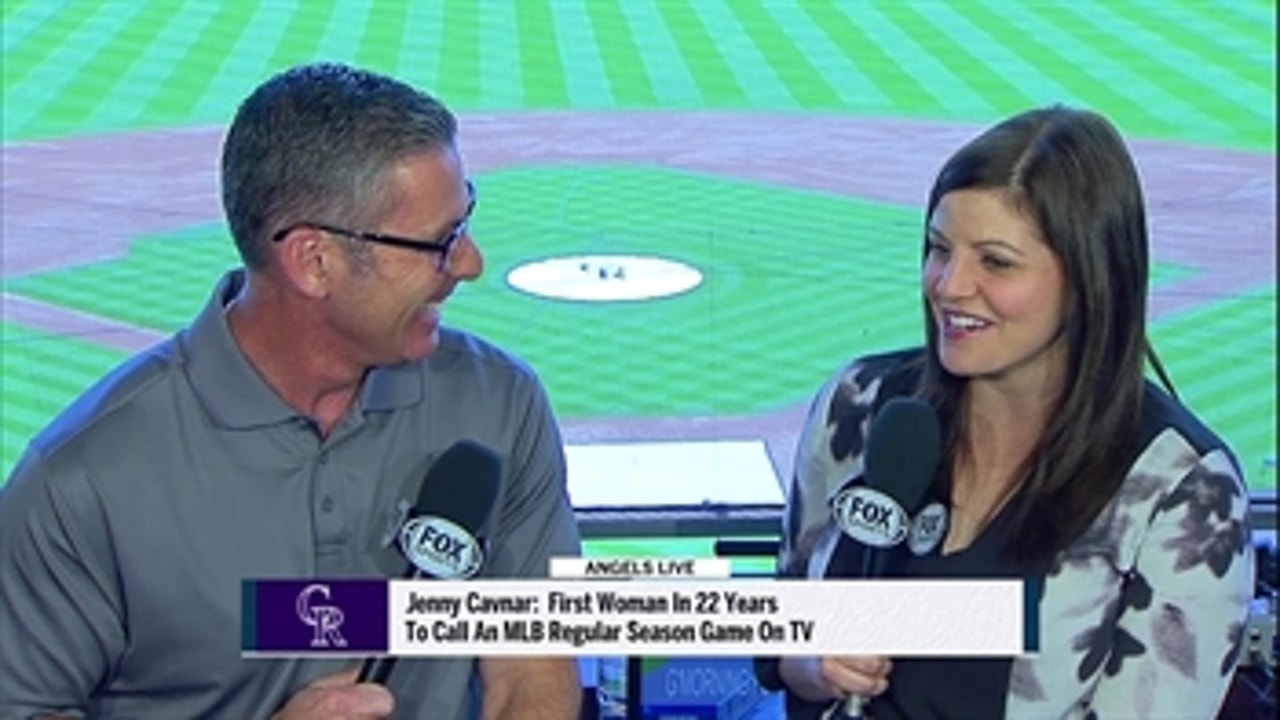 Jenny Cavnar discusses paving the way for female baseball broadcasters