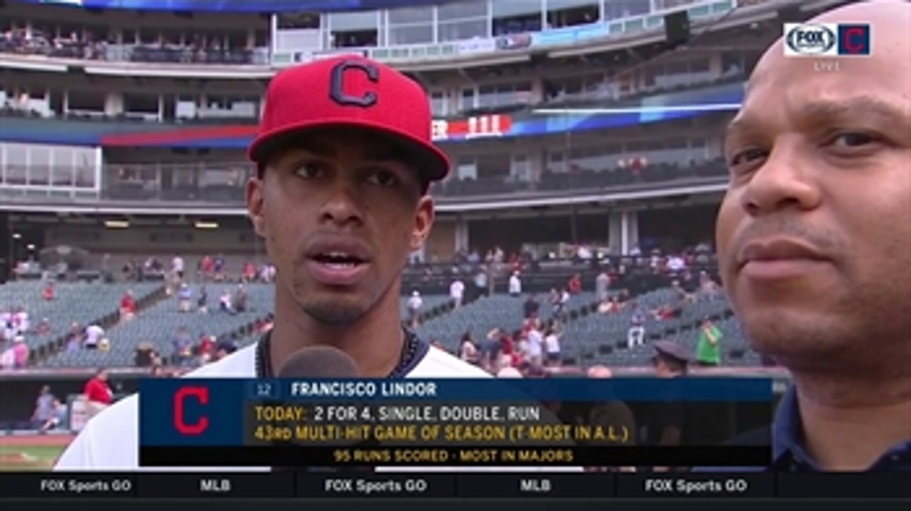Francisco Lindor praises Cabrera's glove, Ramirez's bat after win