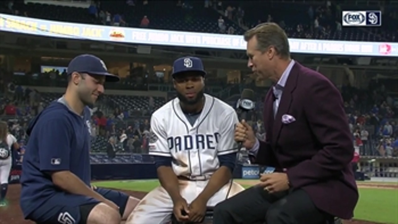Manuel Margot talks about strong all-around performance