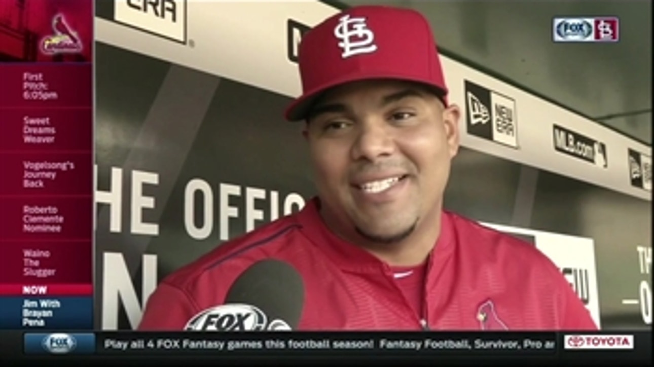 Brayan Pena on rookie Carson Kelly's success: 'He really deserves it'
