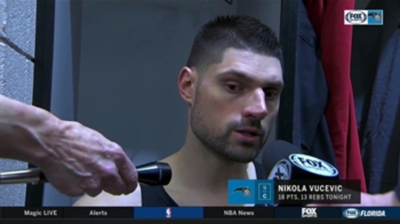 Nikola Vucevic recaps loss to Phoenix: 'There were a lot of mistakes'