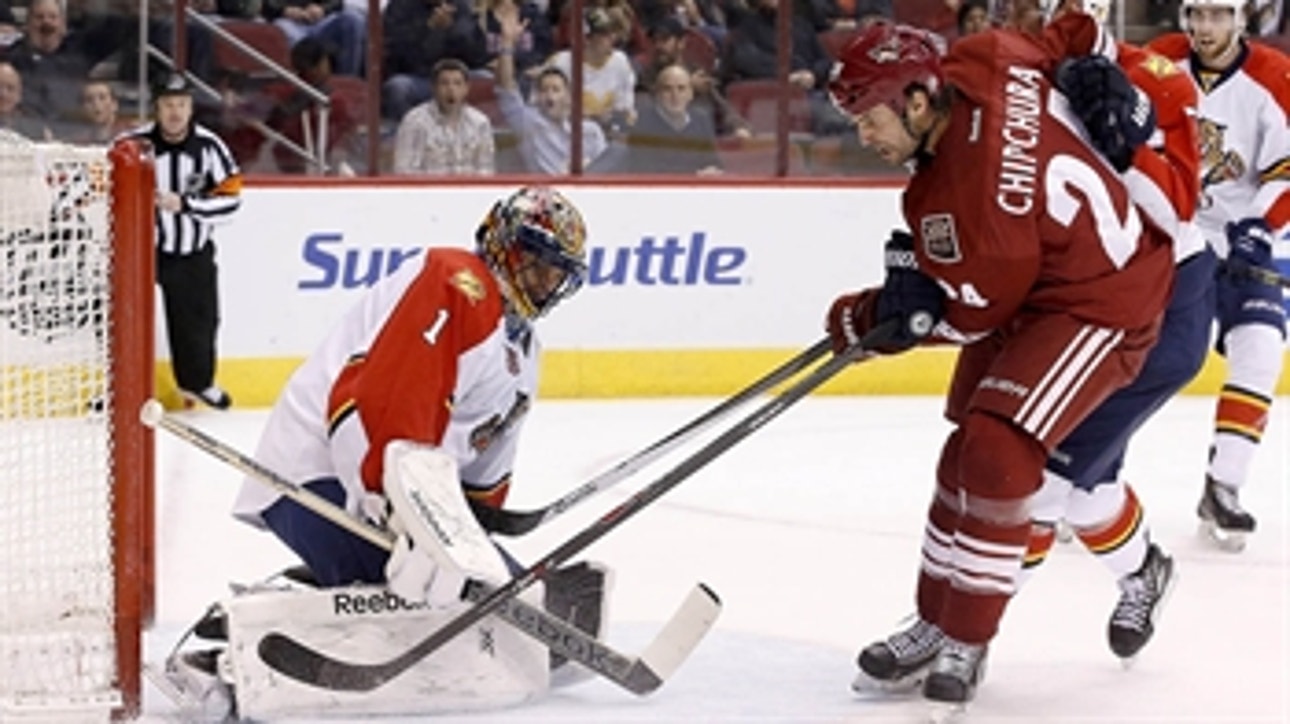 Coyotes hold early lead to beat Panthers