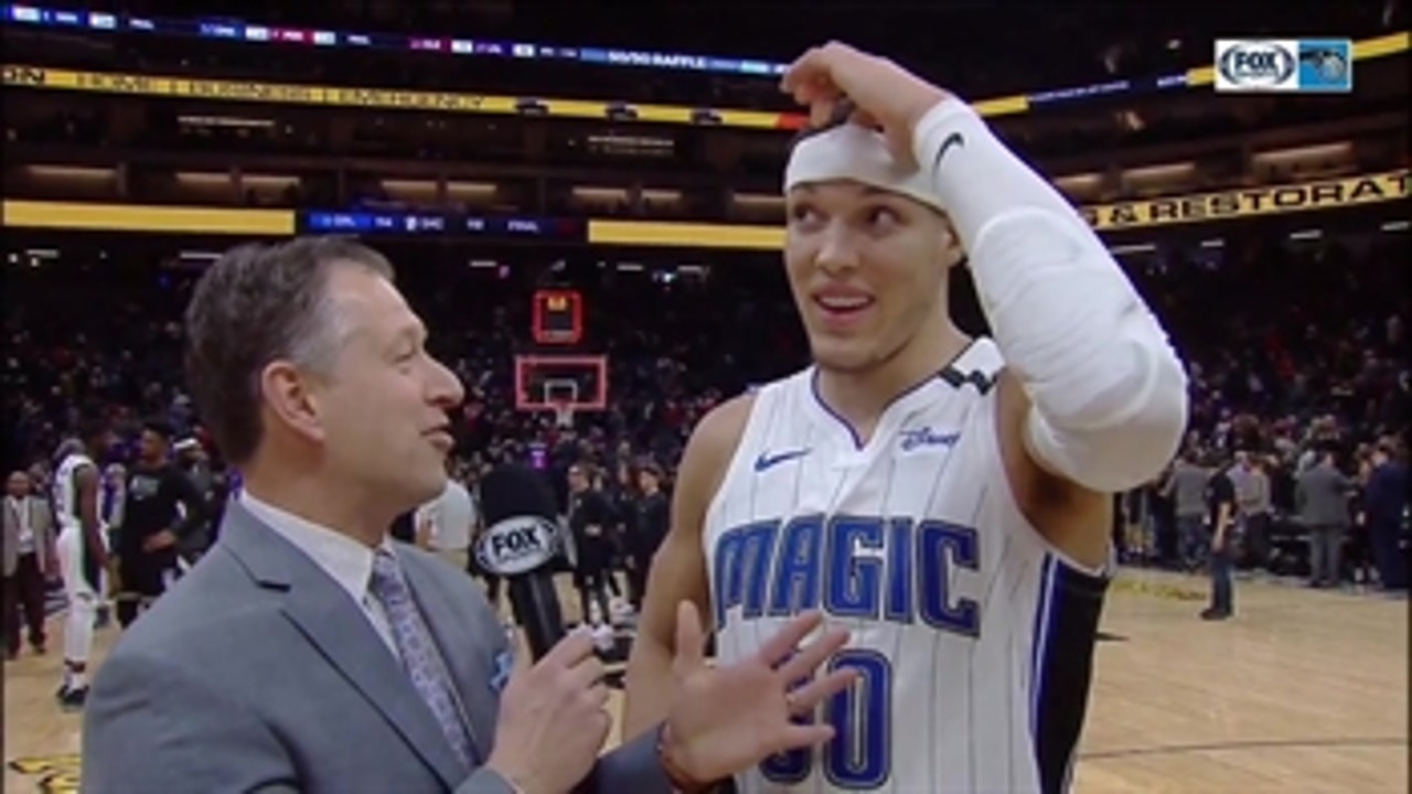 Aaron Gordon discusses his game-winning bucket against Kings