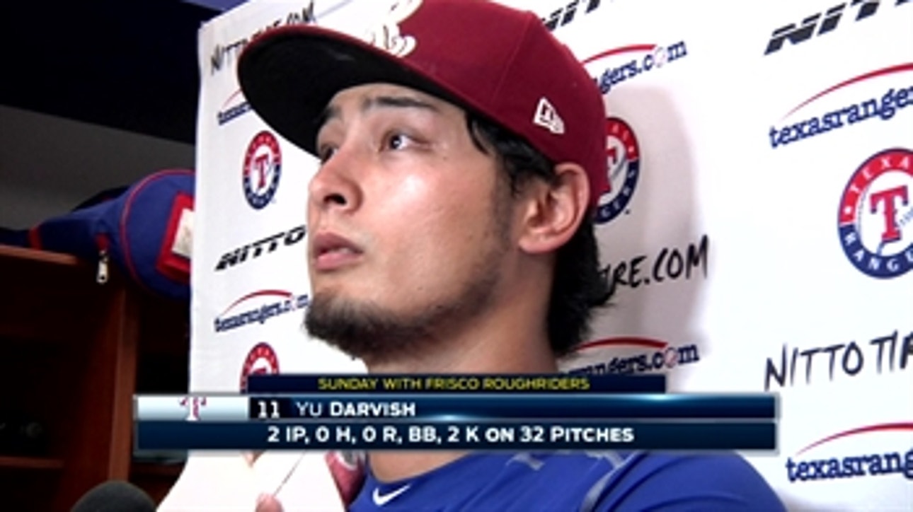 Yu Darvish on 2 Innings Pitched in Rehab Start