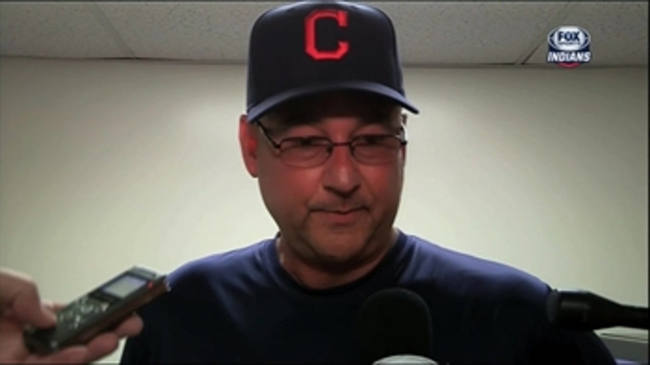 How does Francona feel  about getting good pitching but not winning?