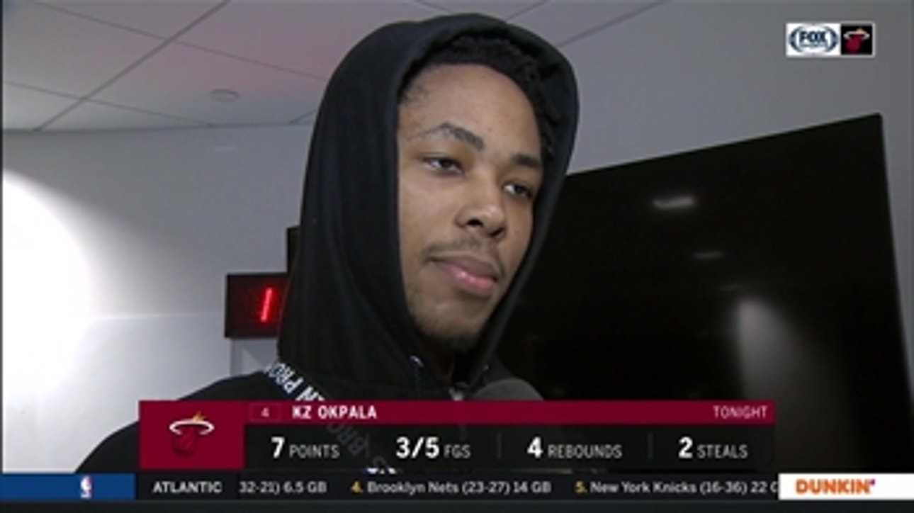 KZ Okpala on his first career points, loss to Kings