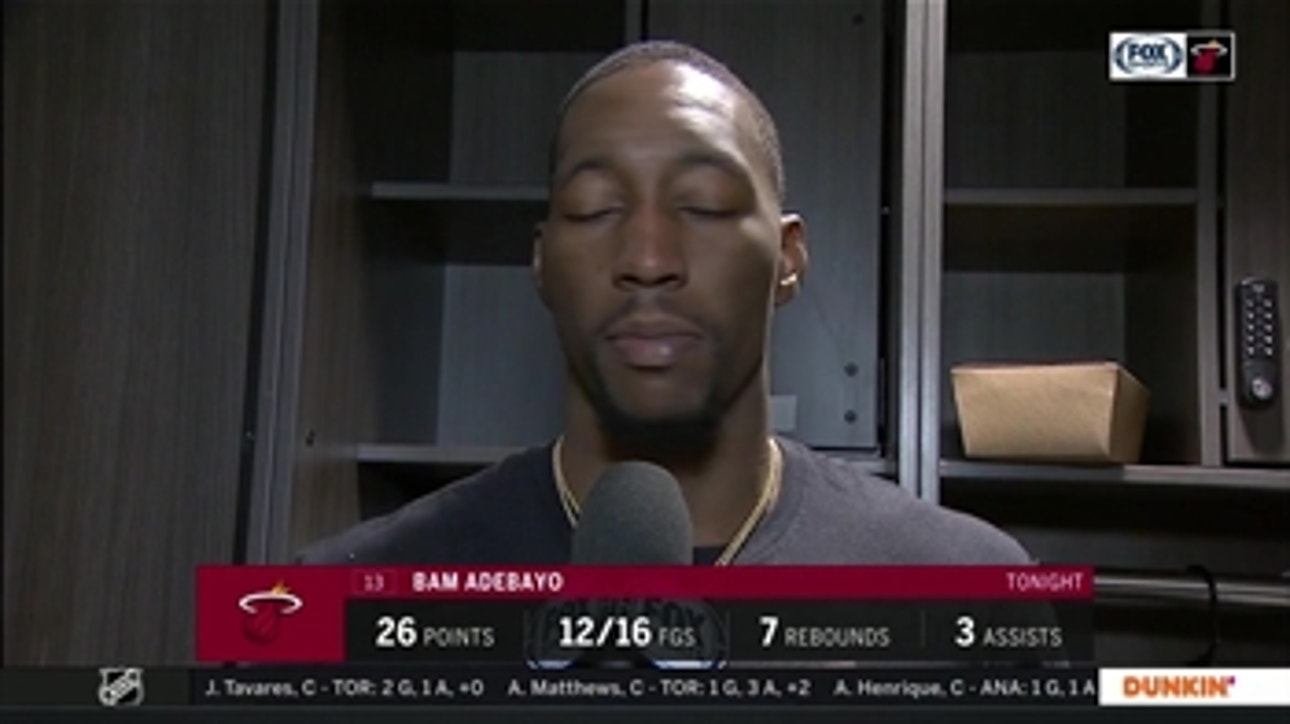 Bam Adebayo: 'I feel like we take two steps forward...and fall three steps back'