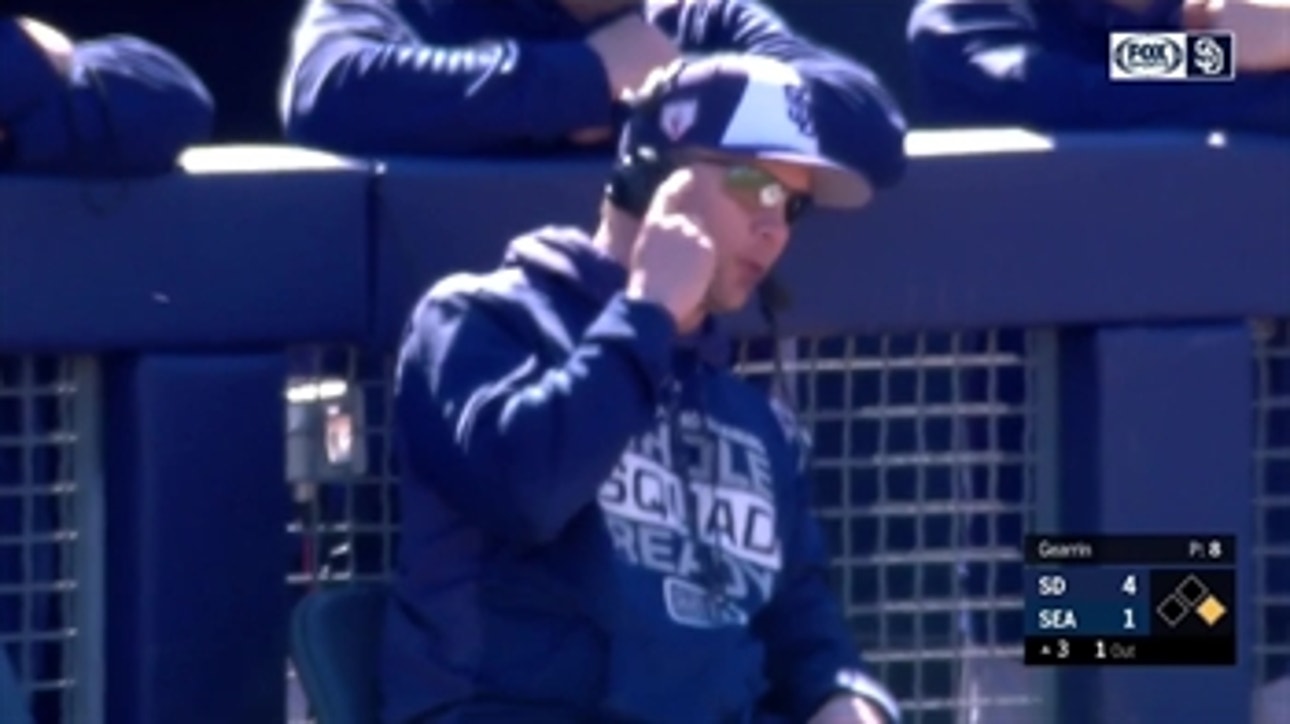 WATCH: Andy Green allows Mark Grant to call a steal in the 3rd inning