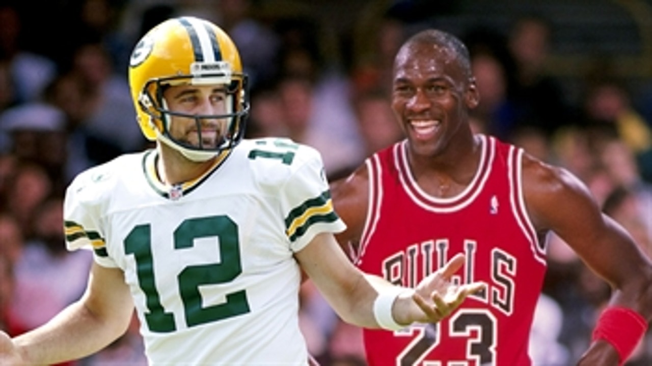 Aaron rodgers michael jordan hotsell