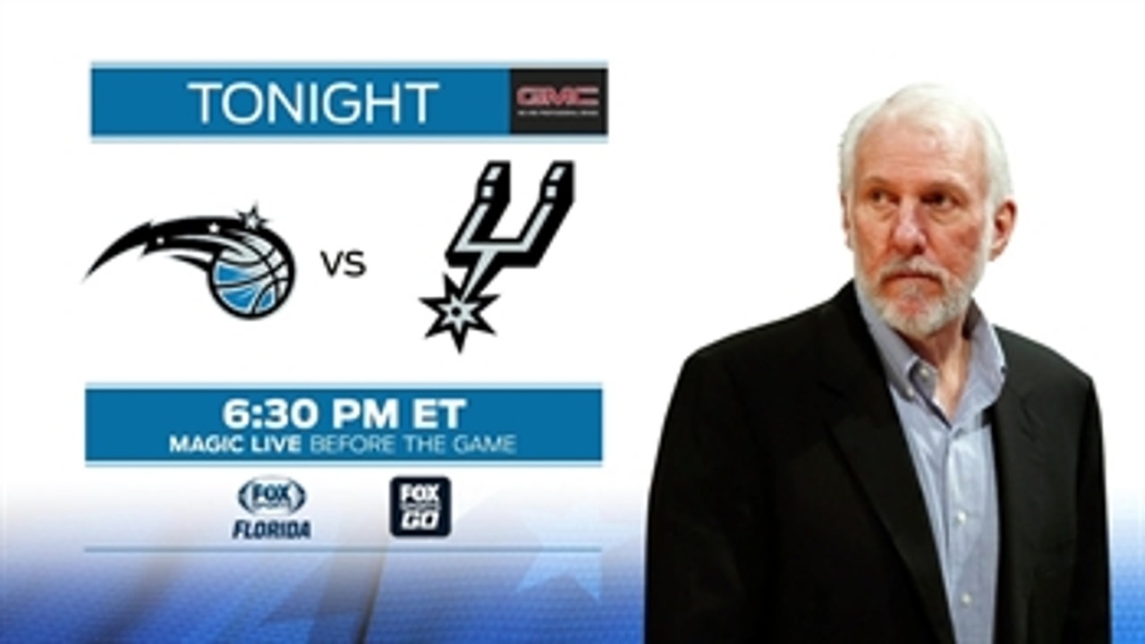 Magic welcome surging Spurs to town Wednesday night