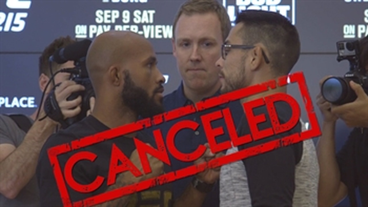 Mighty Mouse vs Ray Borg pulled from UFC 215 in Edmonton