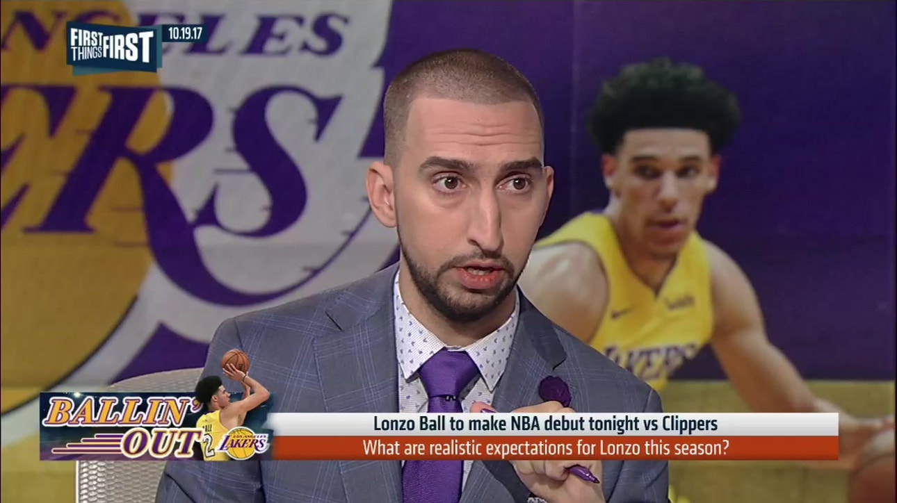 Nick Wright on Lonzo Ball: 'Rookie of the Year' that's a reasonable expectation ' FIRST THINGS FIRST