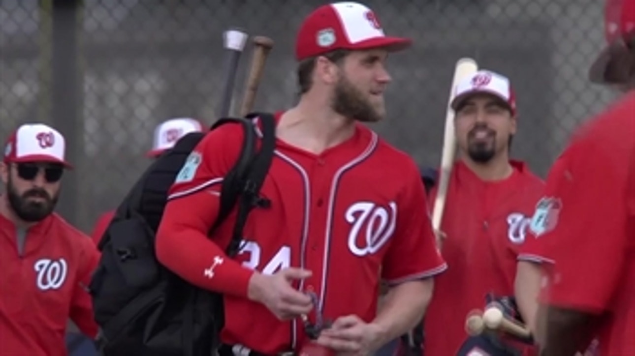 Dusty Baker uses fishing metaphors to describe Bryce Harper's approach