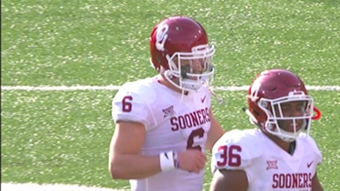 Baker Mayfield's 4th TD of the day is an 84-yd strike to Marquise Brown