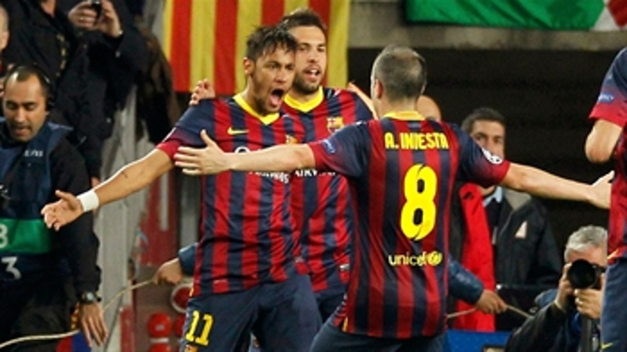 Neymar strike equalizes for Barcelona