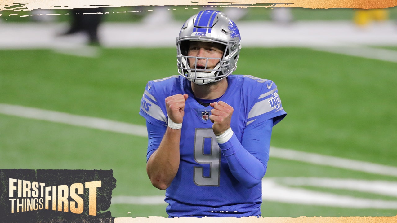 Nick Wright: 'Matt Stafford is a massive upgrade from Jared Goff' | FIRST THINGS FIRST