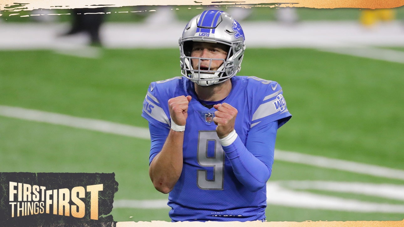 Nick Wright: 'Matt Stafford is a massive upgrade from Jared Goff' ' FIRST THINGS FIRST