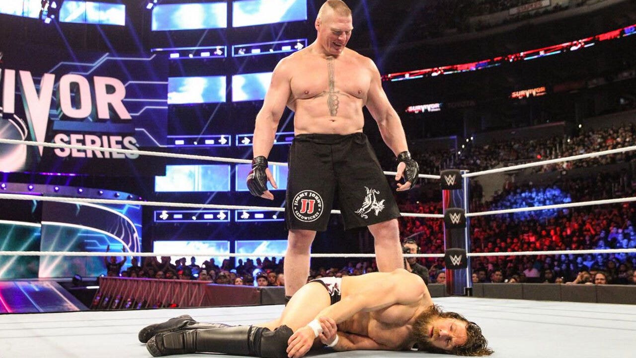 Brock Lesnar battles Daniel Bryan for first time ever at the 2018 Survivor Series