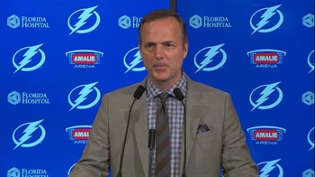 Lightning's injury luck has Jon Cooper 'speechless'