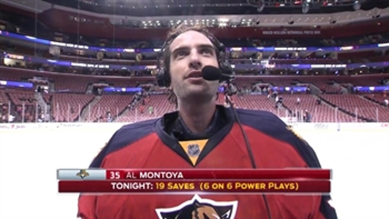Panthers goalie Al Montoya improves to 4-1-1 with victory over Capitals
