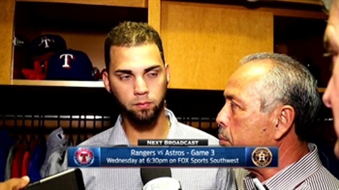 Alex Claudio on starting for Cole Hamels after his injury