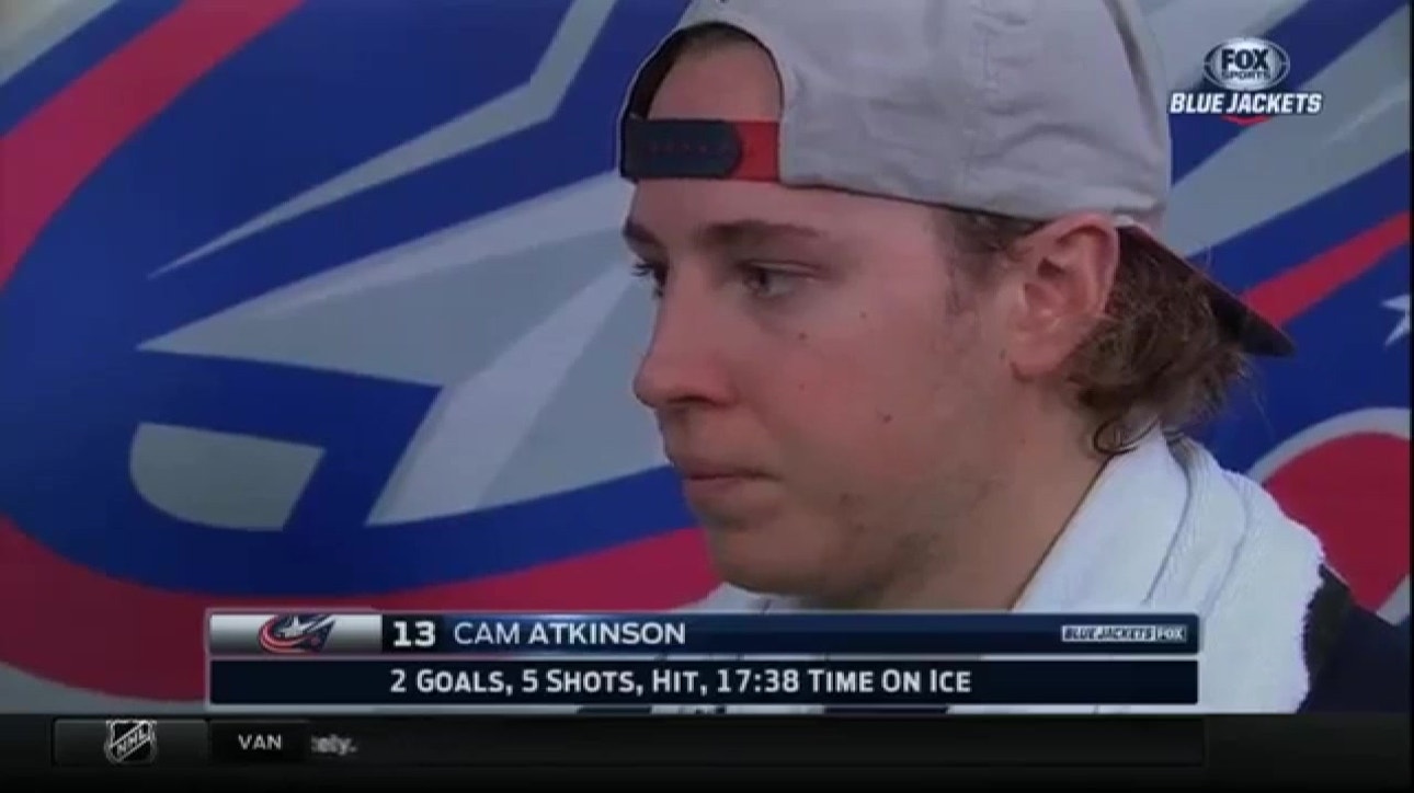 Cam Atkinson takes positives of the Blue Jackets' loss in Winnipeg