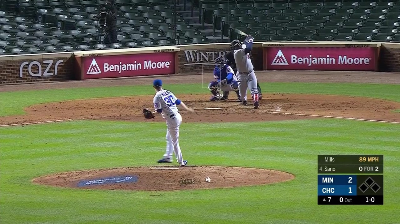 WATCH: Miguel Sano clobbers home run out of Wrigley Field