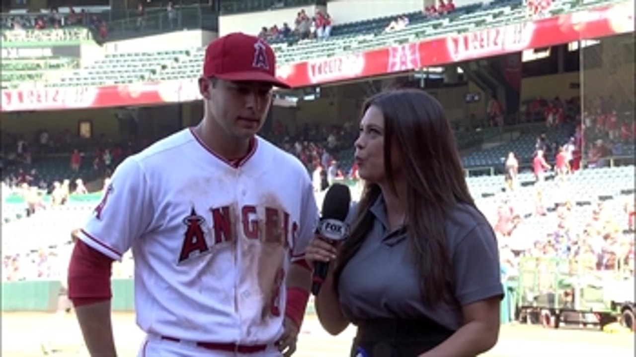 Mike Trout, Justin Upton, Kole Calhoun and Ian Kinsler homered in Sunday's victory over Houston, hear from David Fletcher on what the big night meant for the Angels