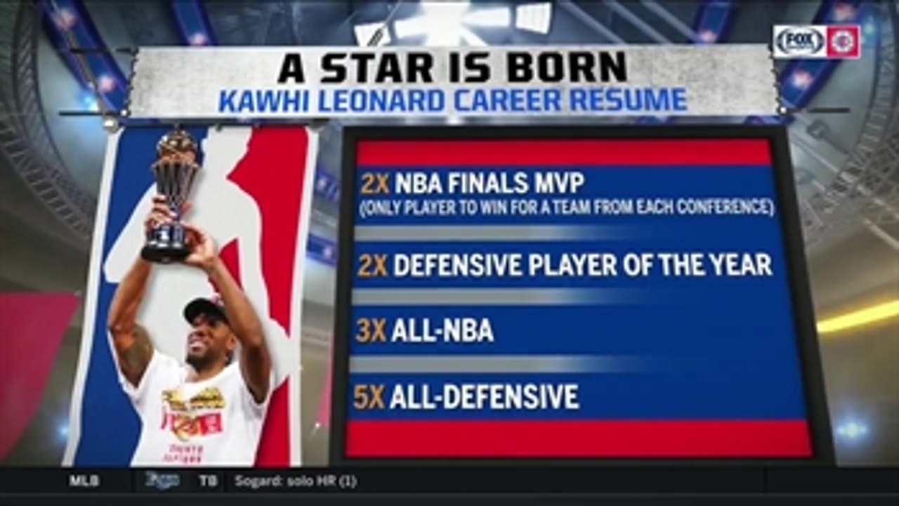 Kawhi Leonard brings impressive resume to Clippers ' Clippers LIVE