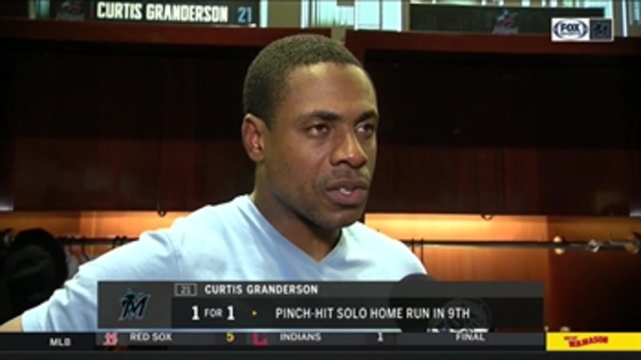 Curtis Granderson on facing Dodgers after hitting his 3rd pinch-hit home run of the season