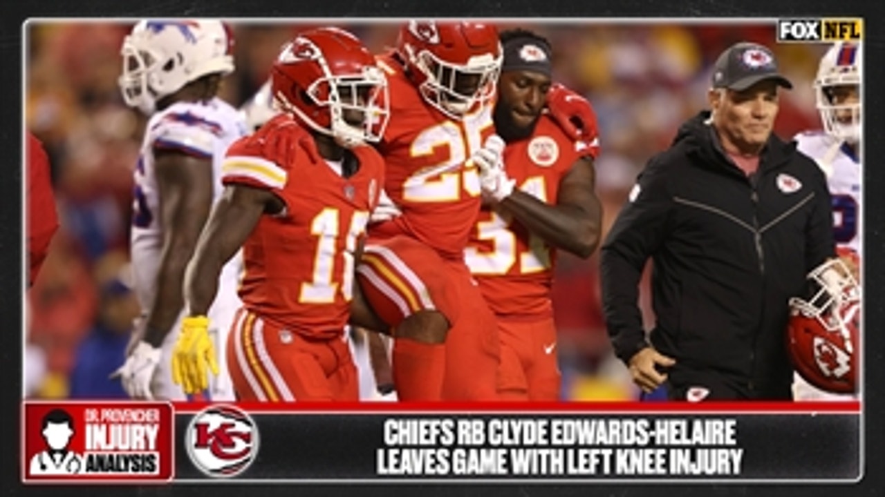 Chiefs RB Clyde Edwards-Helaire suffers knee injury I NFL on FOX