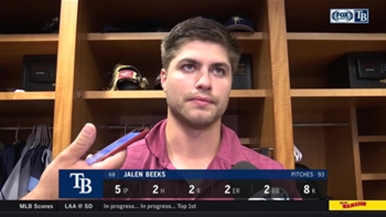 Jalen Beeks: 'I just gotta be more consistent with the lower half'