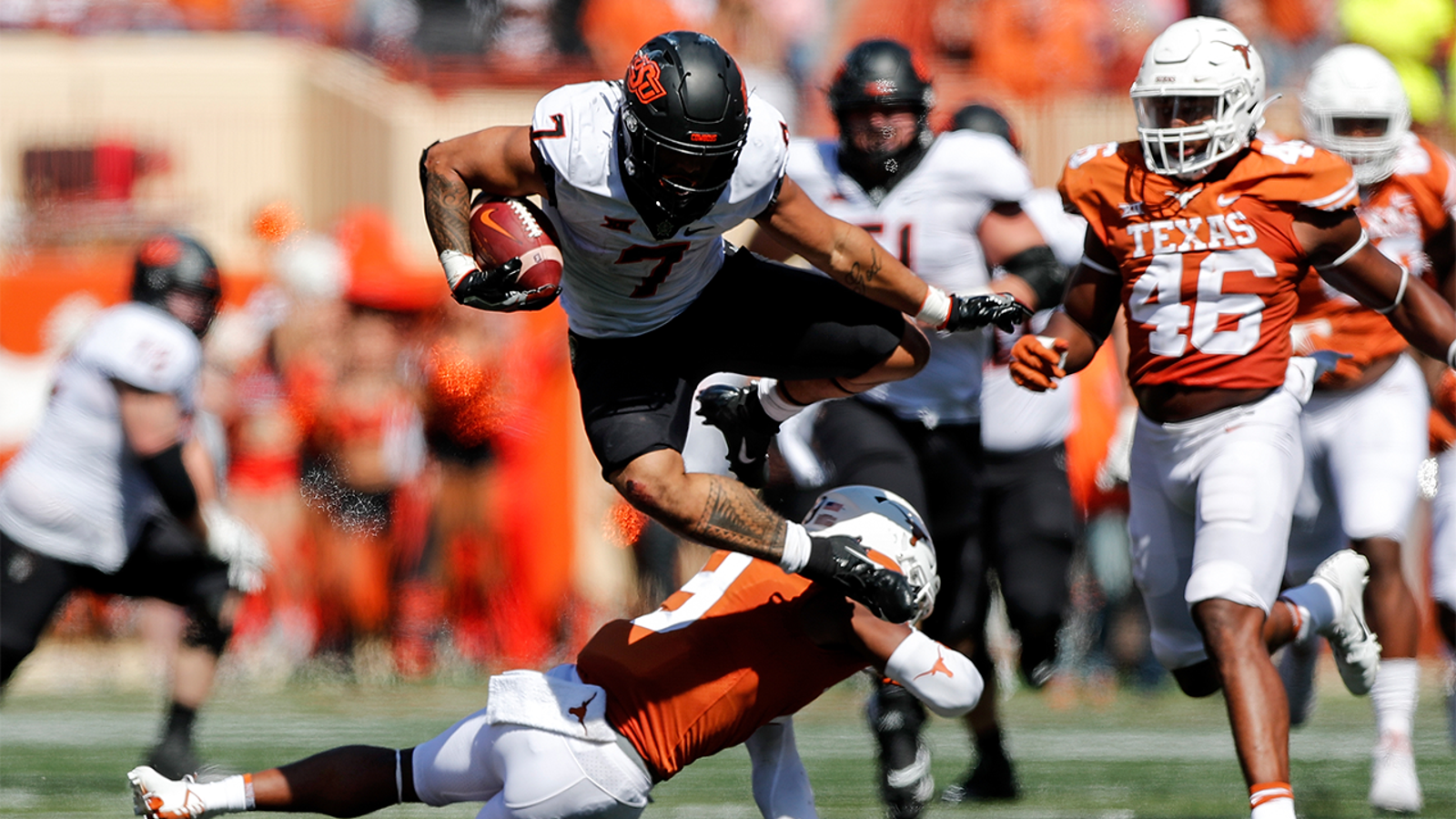 'You are an absolute workhorse' - Joel Klatt gives kudos to Jaylen Warren for performance in Oklahoma State's 32-24 victory over Texas